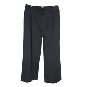 Pact Organic Charcoal Gray Wide Leg Pants